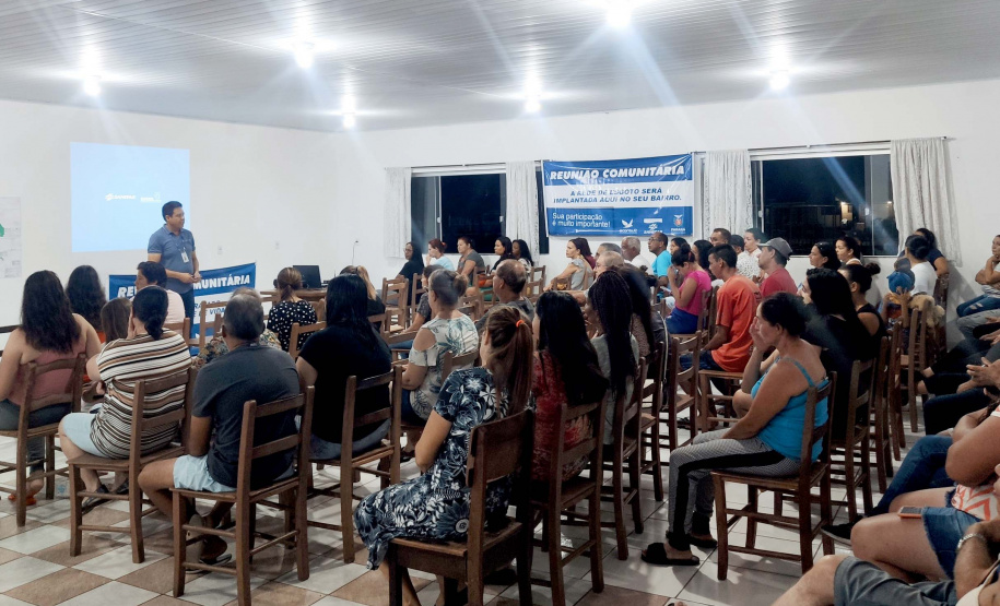 Sanepar faz reuniões comunitárias sobre obras de esgoto em União da Vitória