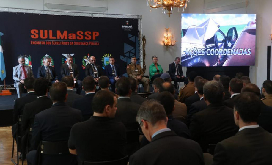 Paraná sedia I Encontro entre secretários de segurança pública do Sul, São Paulo e Mato Grosso do Sul