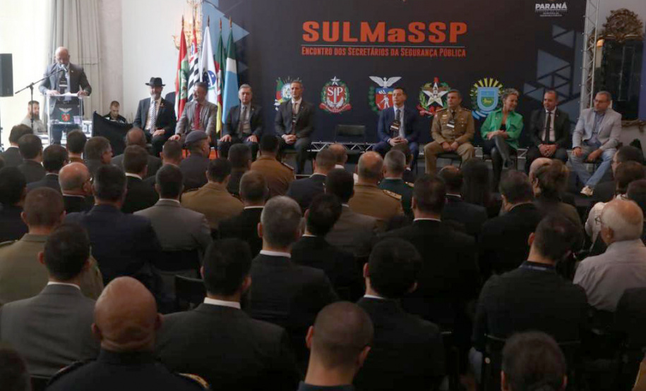 Paraná sedia I Encontro entre secretários de segurança pública do Sul, São Paulo e Mato Grosso do Sul