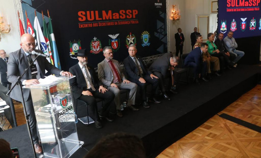Paraná sedia I Encontro entre secretários de segurança pública do Sul, São Paulo e Mato Grosso do Sul