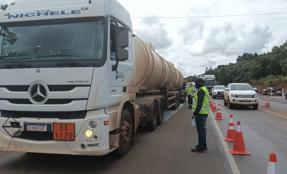 DER ativa balança de fiscalização de cargas em Guarapuava