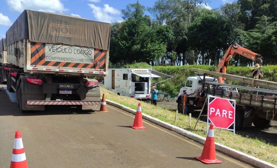 DER ativa balança de fiscalização de cargas em Guarapuava