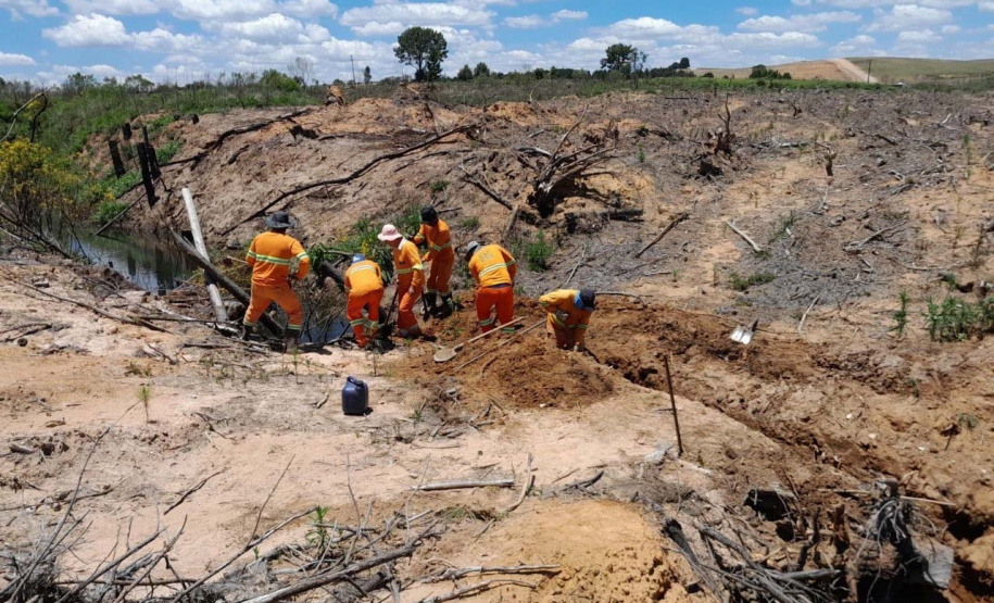 DER/PR recupera rapidamente quedas de barreiras em rodovia nos Campos Gerais
