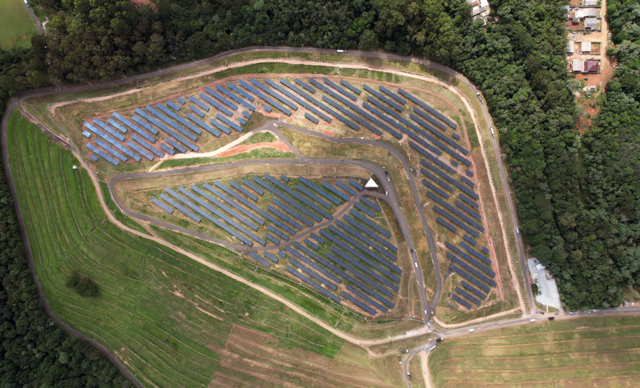 Governador Carlos Massa Ratinho Junior participou das comemorações de aniversário de Curitiba, com a inauguração das Piramides Solares no Caximba