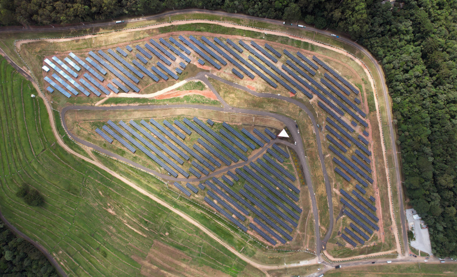 Governador Carlos Massa Ratinho Junior participou das comemorações de aniversário de Curitiba, com a inauguração das Piramides Solares no Caximba
