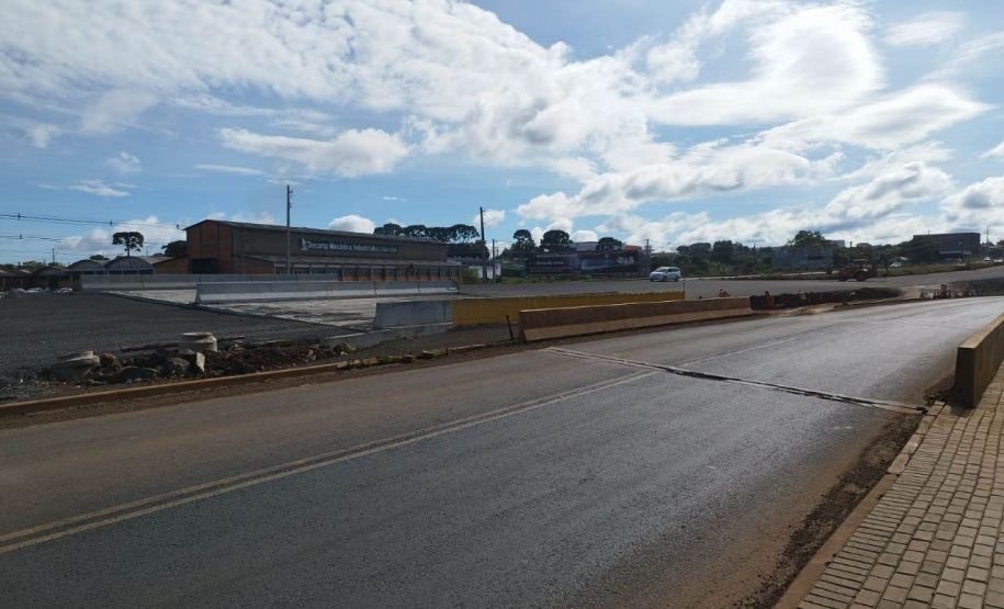Duplicação da BR-277 em Guarapuava tem trincheiras e pontes concluídas