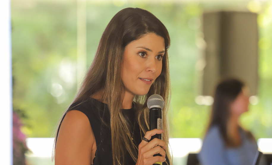 Encontro de Primeiras Damas do Paraná que aconteceu no Museu Oscar Niermeyer.