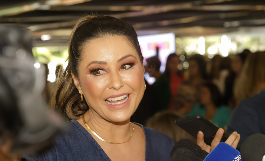 Encontro de Primeiras Damas do Paraná que aconteceu no Museu Oscar Niermeyer.