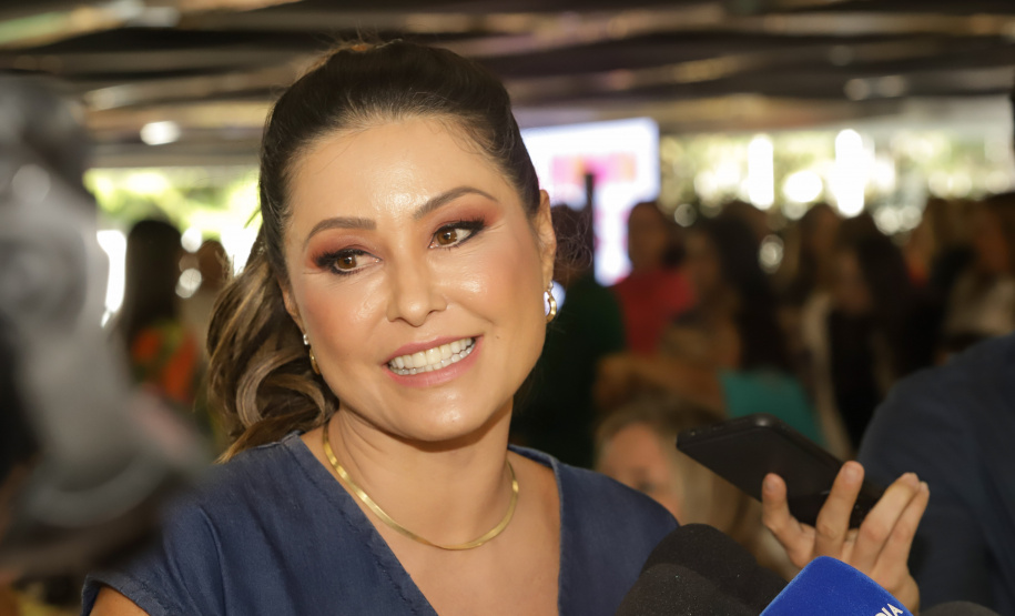 Encontro de Primeiras Damas do Paraná que aconteceu no Museu Oscar Niermeyer.