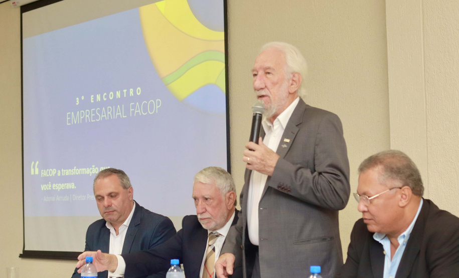 Governador em exercício participa do 3° Encontro Empresarial da FACOP