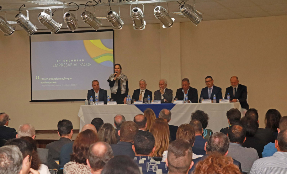 Governador em exercício participa do 3° Encontro Empresarial da FACOP