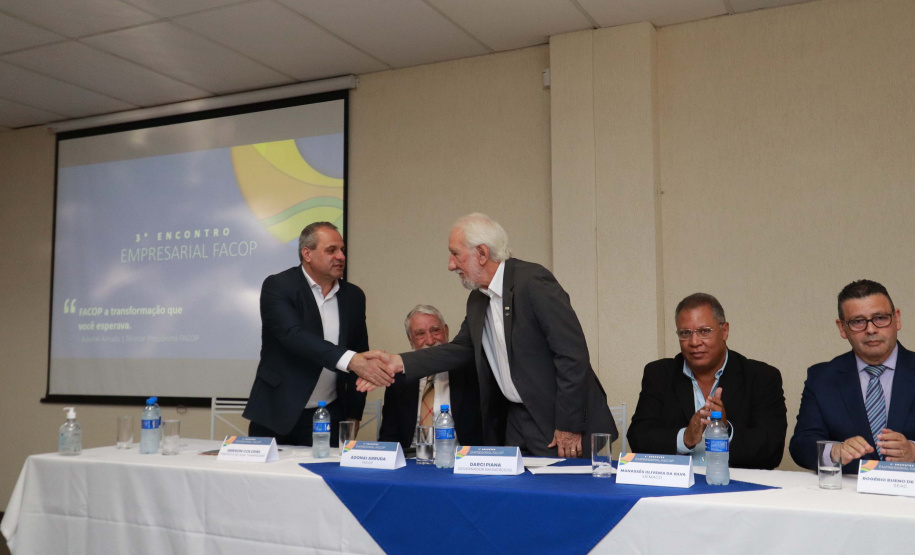 Governador em exercício participa do 3° Encontro Empresarial da FACOP