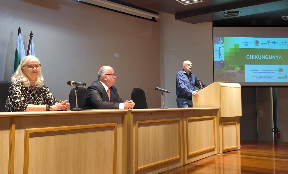 Saúde realiza capacitação sobre o enfrentamento da chikungunha em Curitiba