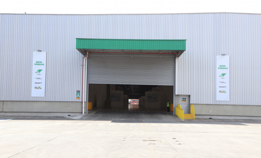 Governador Carlos Massa Ratinho Junior na inauguração do Terminal Portuário da Klabin em Paranaguá