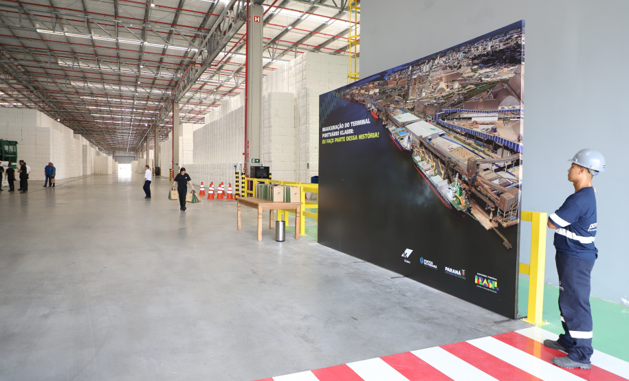 Governador Carlos Massa Ratinho Junior na inauguração do Terminal Portuário da Klabin em Paranaguá