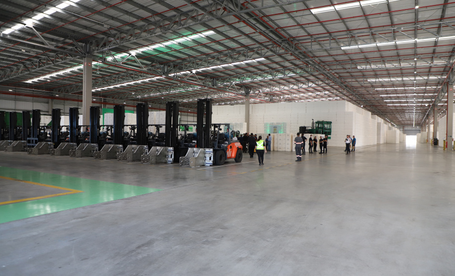 Governador Carlos Massa Ratinho Junior na inauguração do Terminal Portuário da Klabin em Paranaguá