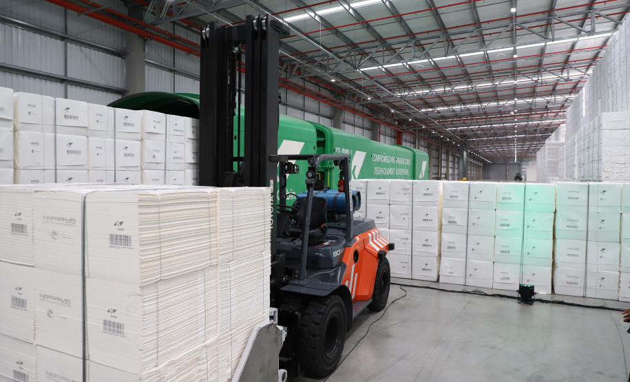 Governador Carlos Massa Ratinho Junior na inauguração do Terminal Portuário da Klabin em Paranaguá