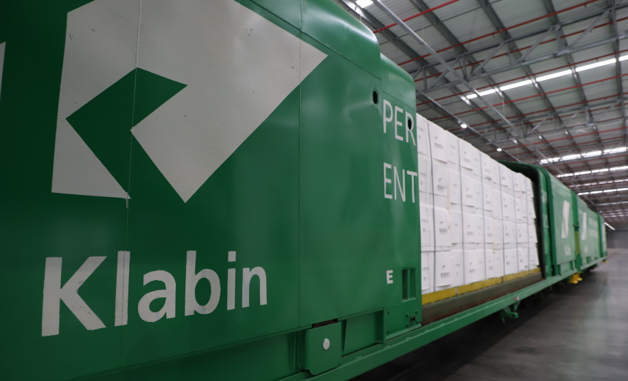 Governador Carlos Massa Ratinho Junior na inauguração do Terminal Portuário da Klabin em Paranaguá