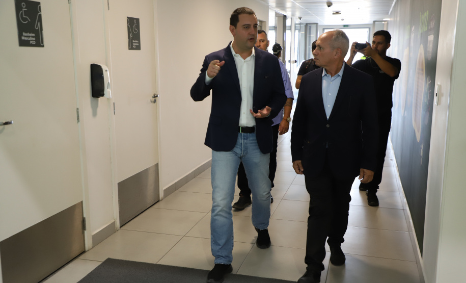 Governador Carlos Massa Ratinho Junior na inauguração do Terminal Portuário da Klabin em Paranaguá