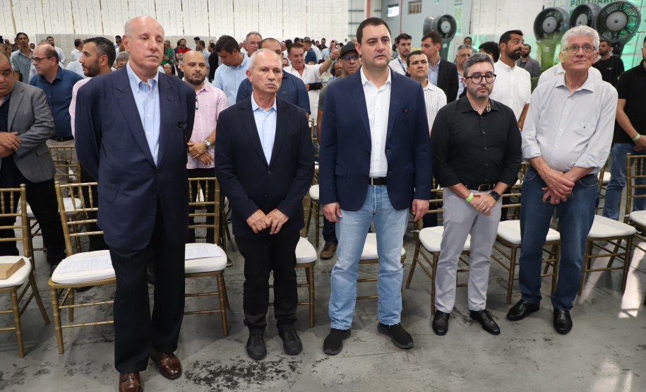 Governador Carlos Massa Ratinho Junior na inauguração do Terminal Portuário da Klabin em Paranaguá