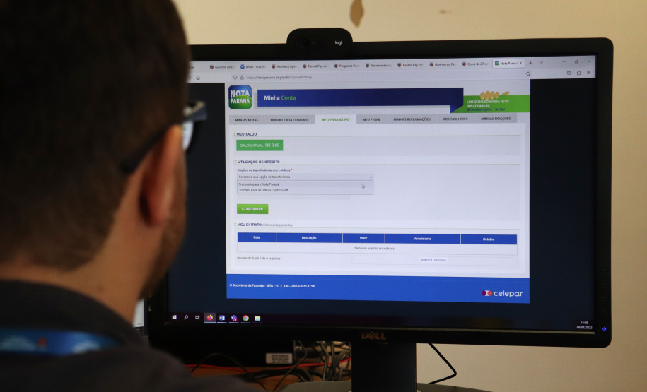 Saldo no Paraná Pay? Consumidores podem transferir R$ 16,3 milhões em créditos disponíveis para a conta do Nota Paraná