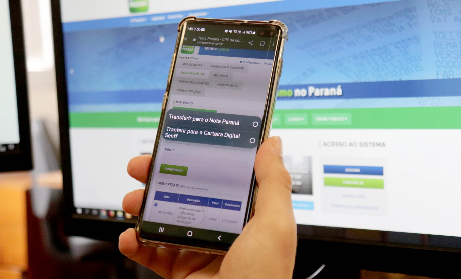 Saldo no Paraná Pay? Consumidores podem transferir R$ 16,3 milhões em créditos disponíveis para a conta do Nota Paraná