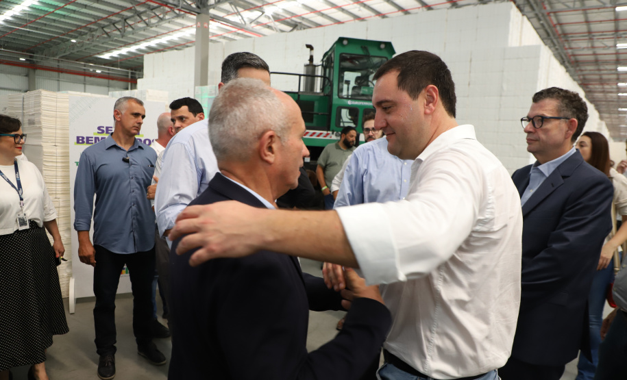 Governador Carlos Massa Ratinho Junior na inauguração do Terminal Portuário da Klabin em Paranaguá