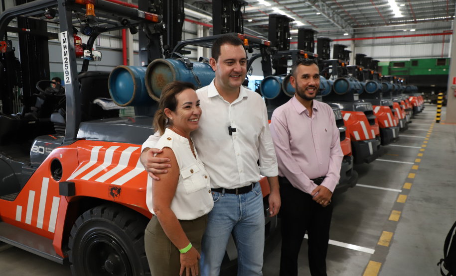 Governador Carlos Massa Ratinho Junior na inauguração do Terminal Portuário da Klabin em Paranaguá
