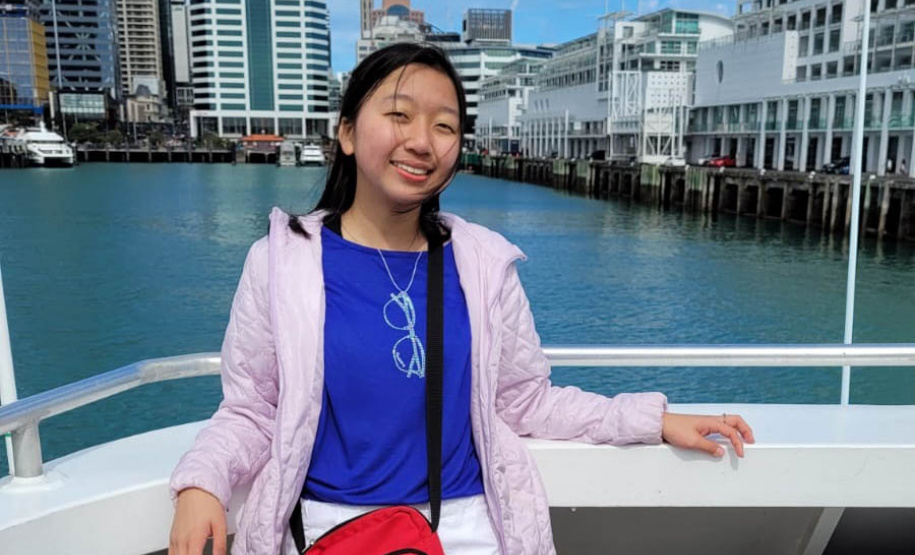 Juliana Lisa Nishitani, de Quatiguá, foi para a Nova Zelândia no segundo semestre de 2022