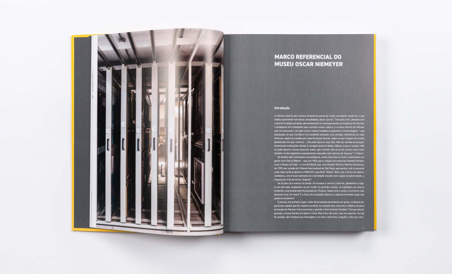 Museu Oscar Niemeyer lança livro histórico de 400 páginas sobre sua coleção permanente