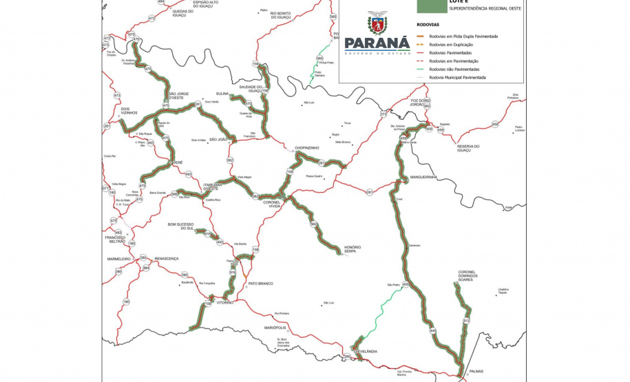 Estado investe R$ 175 milhões para atender malha rodoviária de 51 municípios no Sudoeste