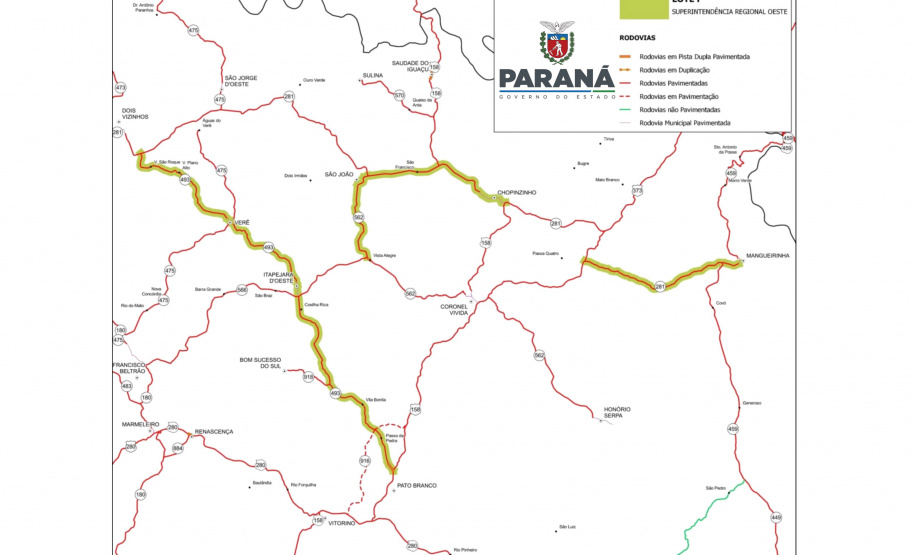 Estado investe R$ 175 milhões para atender malha rodoviária de 51 municípios no Sudoeste