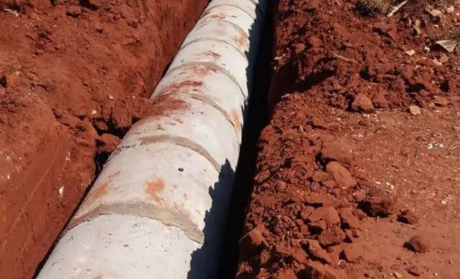 Obras em andamento realizadas em Bela Vista do Paraíso com recursos do Governo do Estado