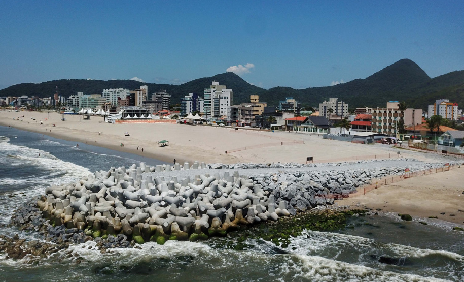 Obra de recuperação da Orla de Matinhos entra na fase final a partir de abril