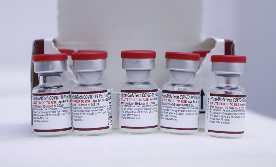 Paraná inicia a vacinação de reforço em crianças entre 5 e 11 anos