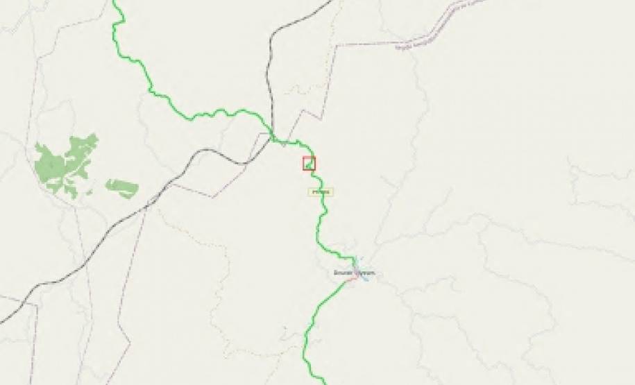 PR-092 Km 137 em Doutor Ulysses- queda de barreira