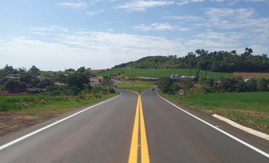 DER atende 50 mil habitantes com reforço de segurança viária da PR-281, no Sudoeste