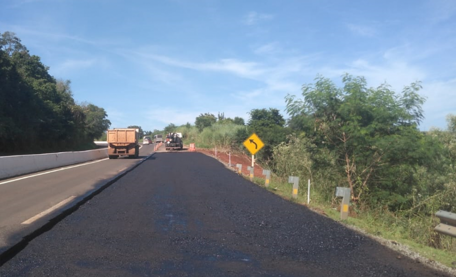 Obra de recuperação da PR-445