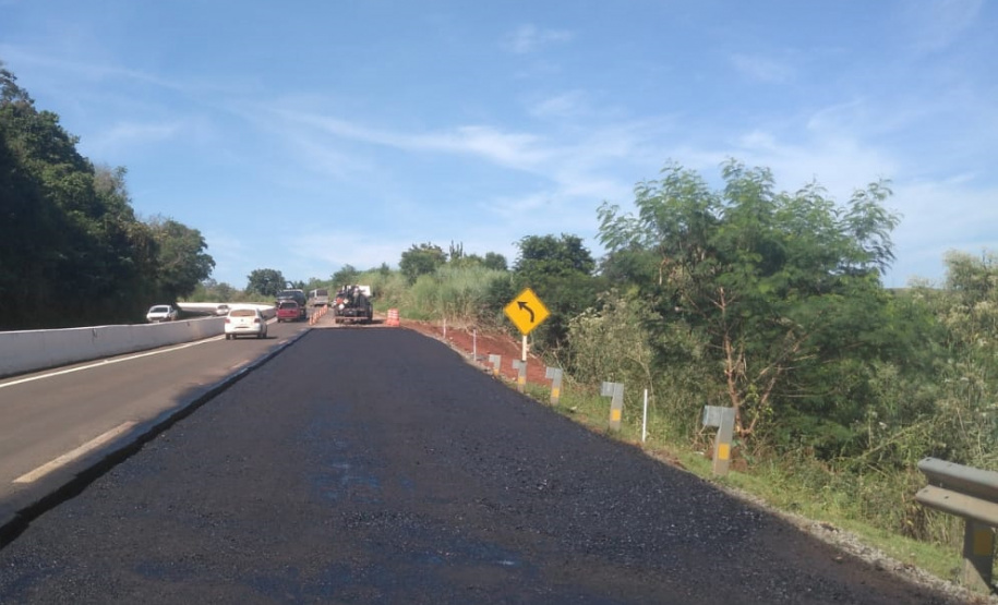 Obra de recuperação da PR-445
