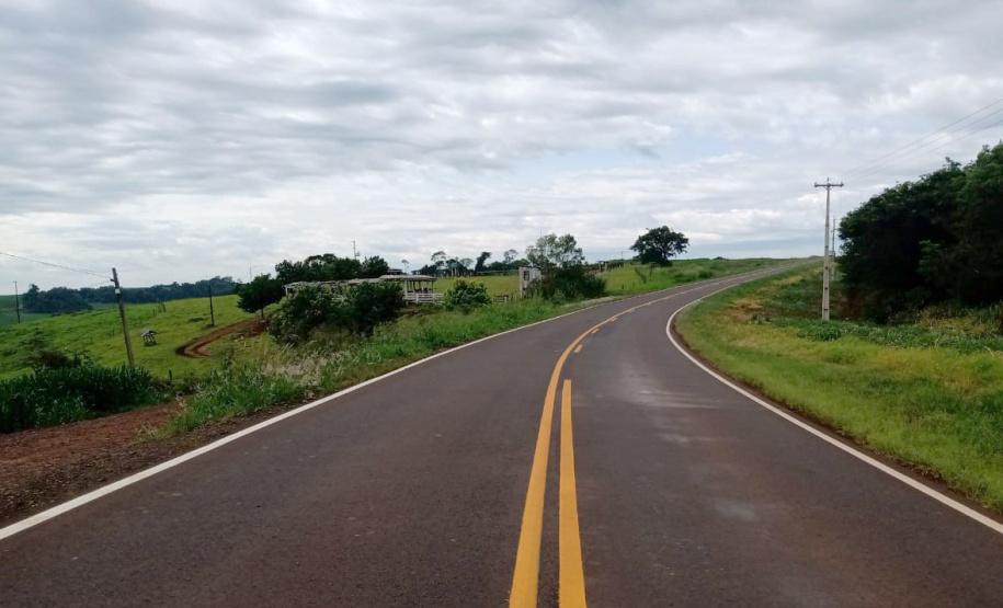 DER reforça sinalização de rodovia entre Usina de Salto Osório e São Jorge d’Oeste