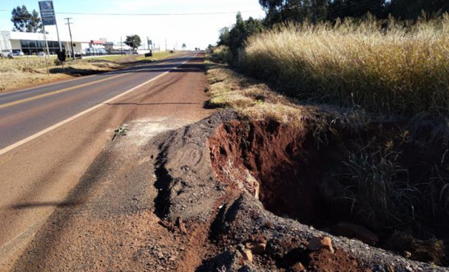 Recuperação e melhoria da drenagem de rodovias Noroeste