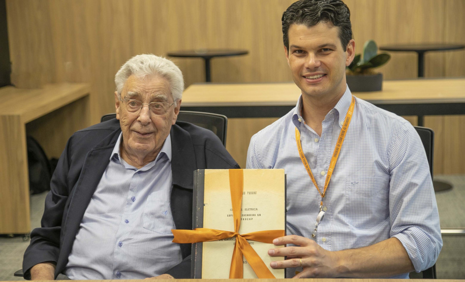 Referência em engenharia hidráulica, Nelson Pinto doa acervo de projetos à Copel