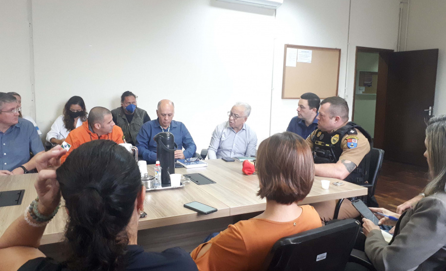 Reunião prevenção à gripe aviária