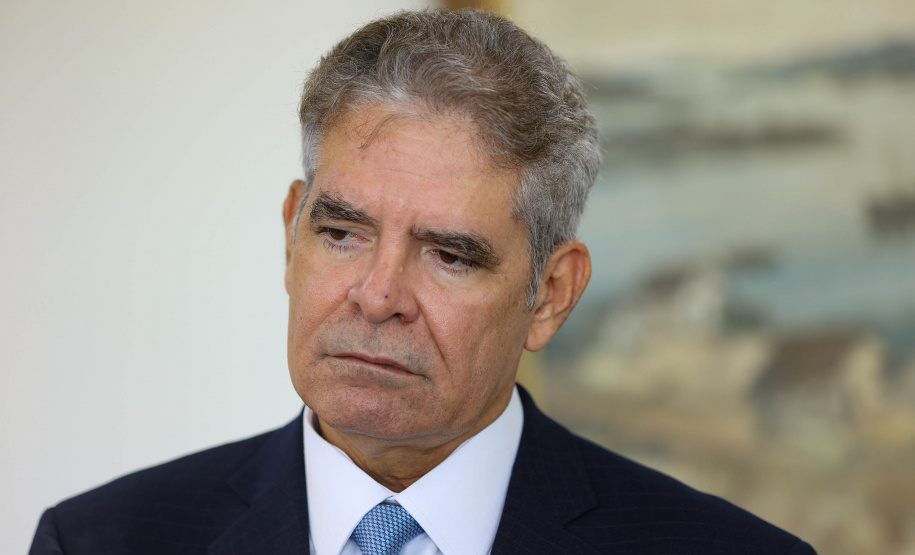Governador Carlos Massa Ratinho Junior com Procurador Geral do Trabalho Dr José de Lima Ramos Pereira