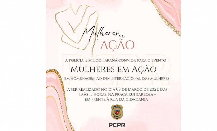 PCPR realiza evento em comemoração ao Dia das Mulheres