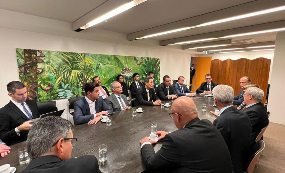 O governador Carlos Massa Ratinho Junior participou de uma série de agendas com empresários em Tóquio, no Japão, nesta quarta-feira (08).