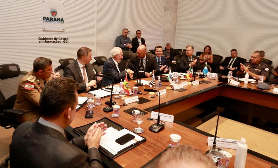 Paraná sedia I Encontro entre secretários de segurança pública do Sul, São Paulo e Mato Grosso do Sul