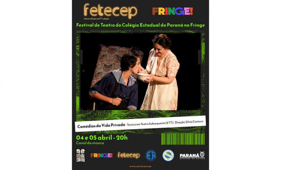 Escolinha de Arte do Colégio Estadual do Paraná traz peças gratuitas ao Festival de Teatro de Curitiba