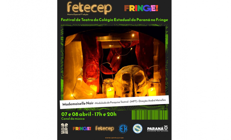 Escolinha de Arte do Colégio Estadual do Paraná traz peças gratuitas ao Festival de Teatro de Curitiba