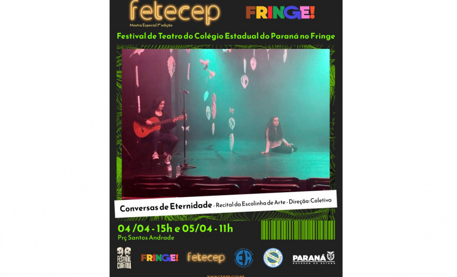 Escolinha de Arte do Colégio Estadual do Paraná traz peças gratuitas ao Festival de Teatro de Curitiba